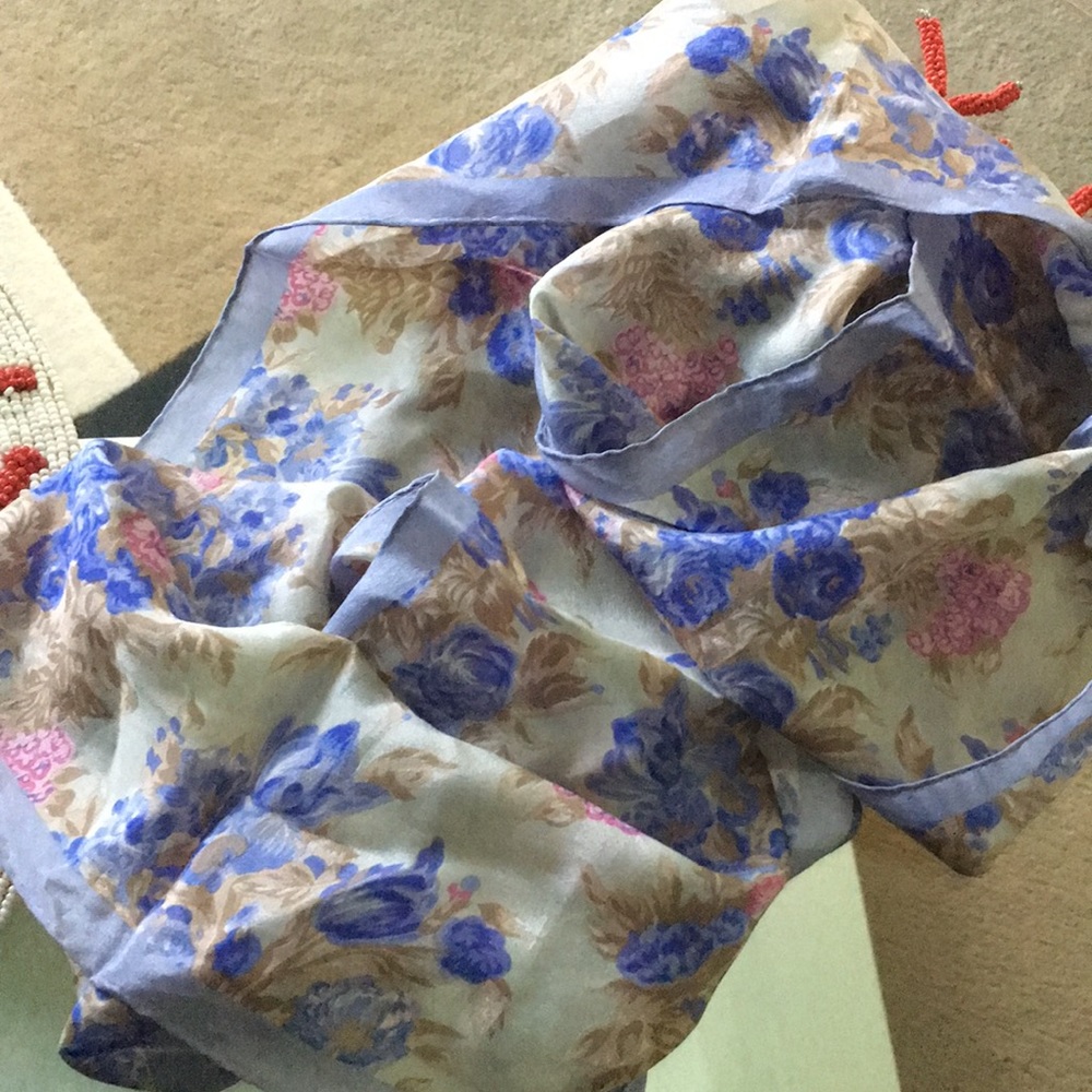 100% silk scarf